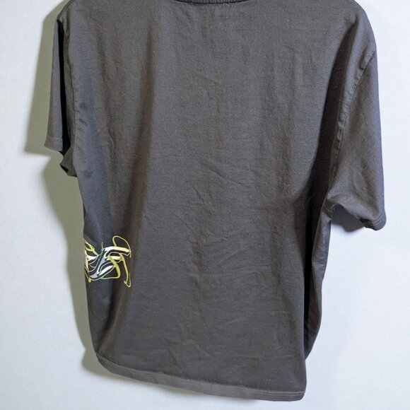 Givenchy Men's Short Sleeve T-Shirt Floral Logo, Size Medium, Peony Maze - Picture 4 of 6